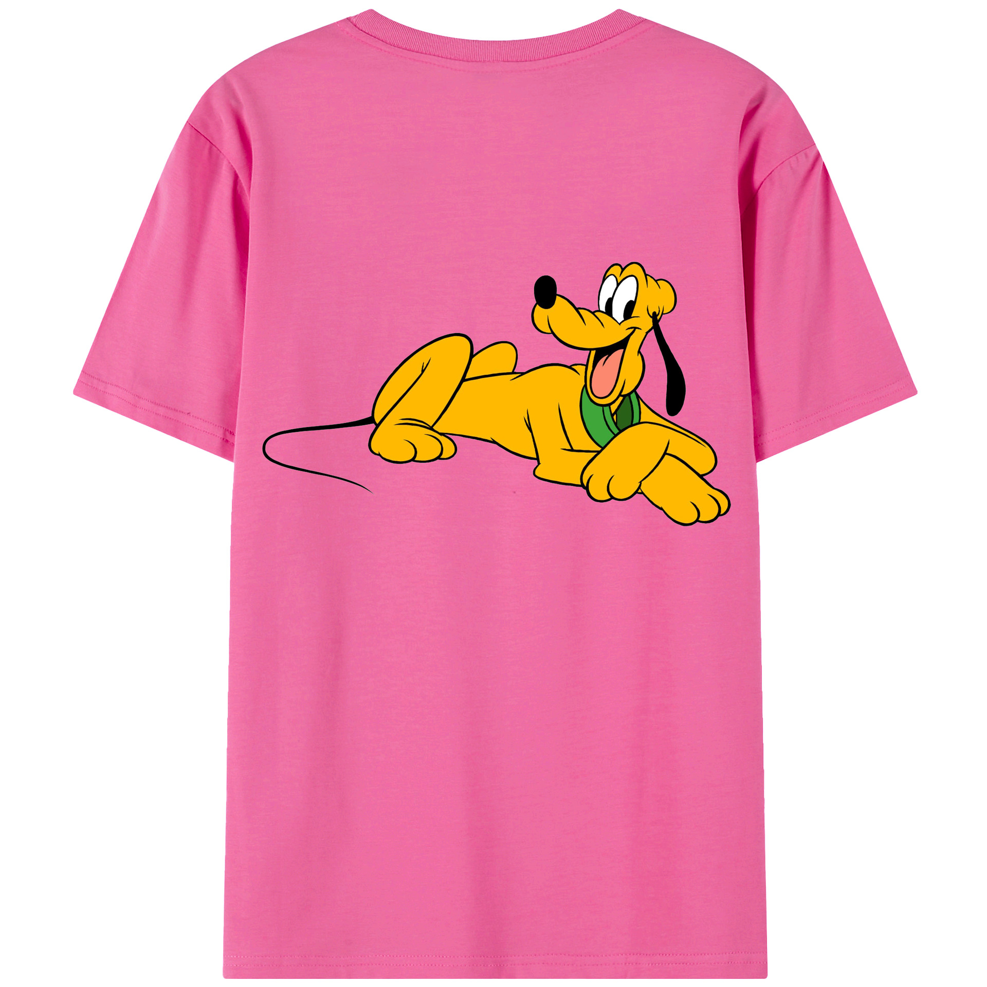 （画像用） ミッキーマウス Mickey Mouse レディース半袖Tシャツ(バックプリント)